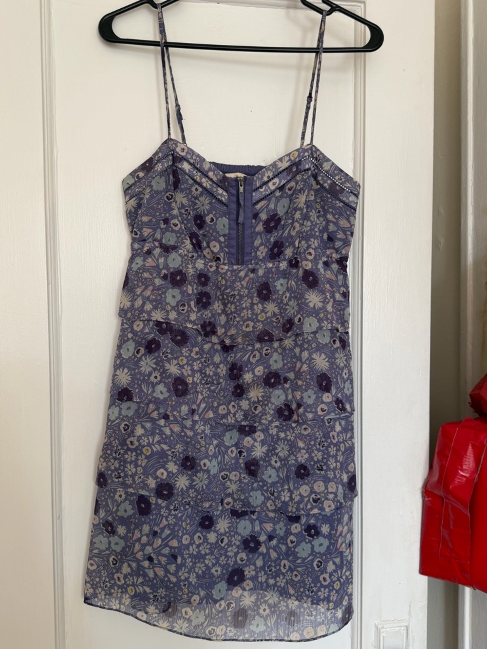 American Eagle Floral Spaghetti-Strap Mini Dress Size 6